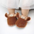 thumbnail image 3 of Newborn Baby Booties Faux Fur Cute Sheep Shape Non-Slip Soft Sole Crib Shoes, 3 of 3