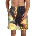 thumbnail image 1 of Fotbe Golden Sky Bald Eagle Trajes de Baño Estampados para Hombre, Shorts de Verano de Secado Rápido, Ropa de Playa, Bañadores-Medium, 1 of 6