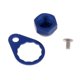 thumbnail image 4 of Tapa de cojinete de tuerca de tornillo para placa de bloqueo de manija izquierda/derecha de carrete de pesca DIY Azul - mano izquierda, 4 of 8