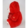 15 Inch Red Musical Valentine Bear with I Love You Heart and Light up ...