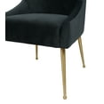 thumbnail image 3 of TOV Furniture Beatrix Black Velvet Side Chair with Gold Legs, 3 of 8