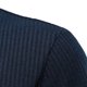 thumbnail image 4 of Ceisia Men's Slim Fit Short Sleeve Henley Neck Rib Knit T-Shirt with Contrast Trim Navy L Gifts, 4 of 8