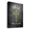 thumbnail image 2 of With God Gold Premium Gallery Wrapped Canvas - Ready to Hang, 2 of 9