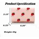 thumbnail image 2 of Cartoon Fruit Tri-fold Pu Wallet Multi-card Slot Small Purse For Gift (pink), 2 of 4