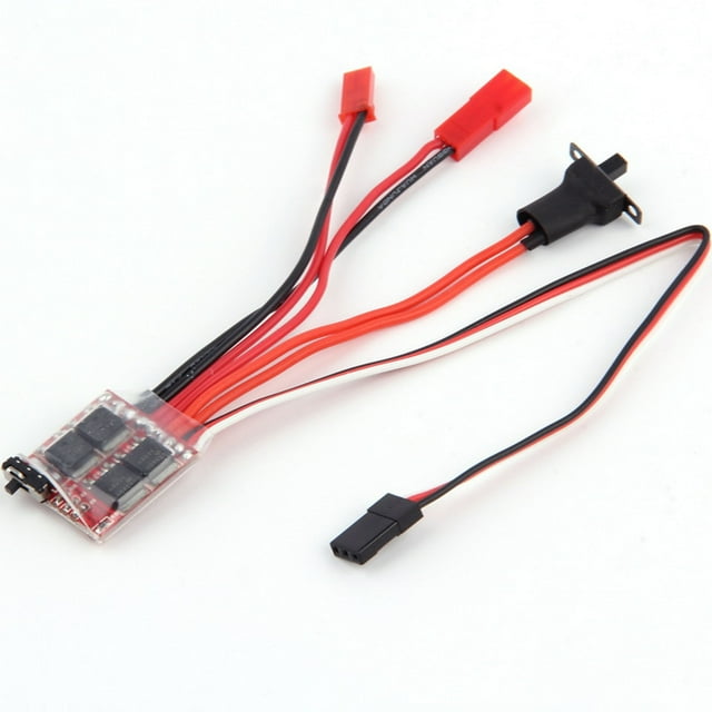 Bewildely Controlador de velocidad ABS con freno para vehículos de orugas de tanques marinos RC, control bidireccional Kits de construcción modelo