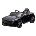 thumbnail image 1 of 12V Kids Ride On Truck Car w/ Remote Control, Bluetooth, LED Lights-Black, 1 of 8