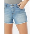 thumbnail image 2 of Sofia Jeans Women's Lila Mid Rise Distressed High Low Hem Shorts, 2 of 6
