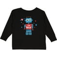 thumbnail image 3 of Inktastic Robot 4th Birthday Boys Long Sleeve Toddler T-Shirt, 3 of 5