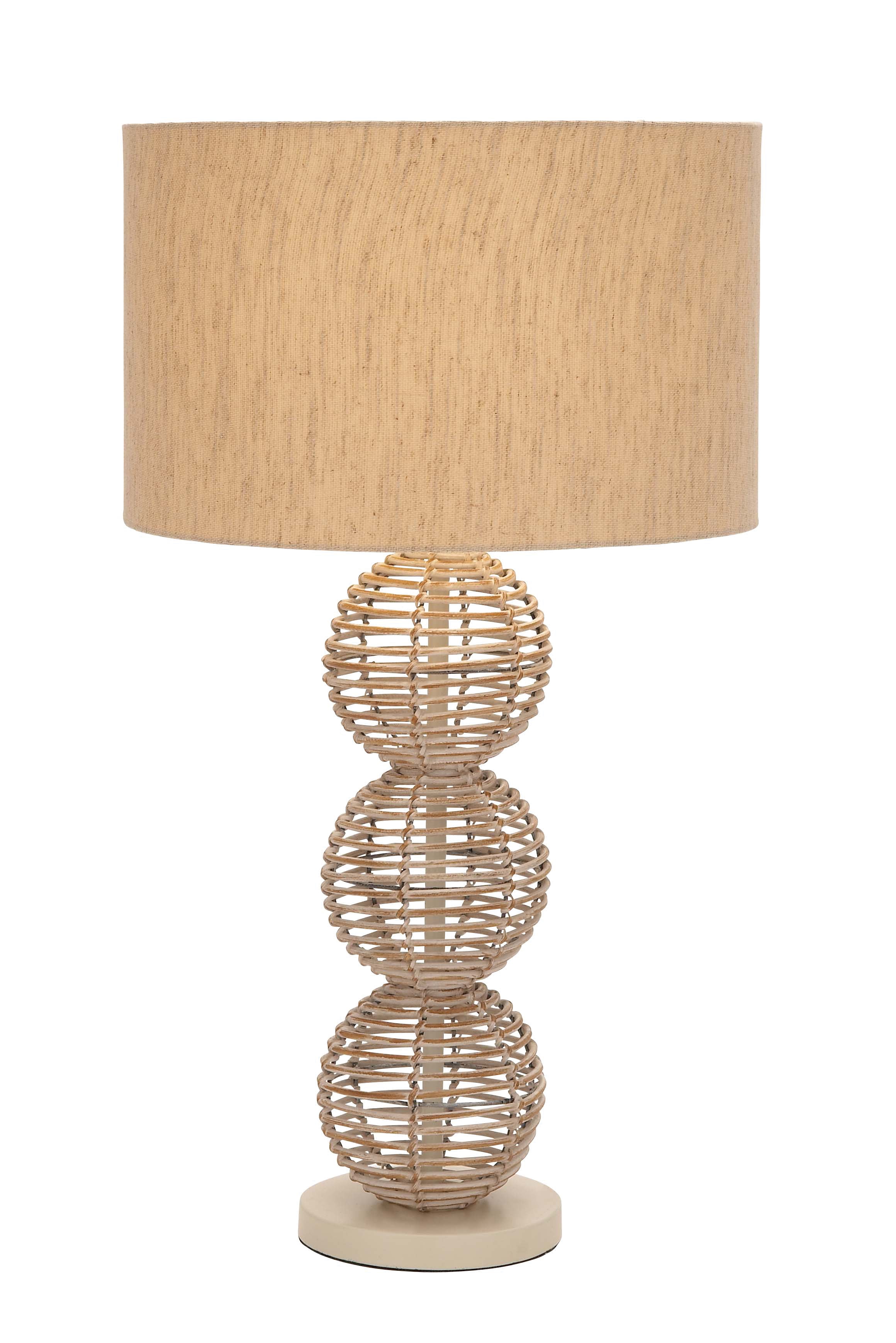 Designers Lamps Metal Rattan Table Lamp
