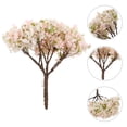 thumbnail image 3 of Miangastore 10pcs Miniature Flower Tree Model Train Scenery Architecture Cherry Blossom Trees Mini Fake Trees for DIY Sand Table Crafts Building Landscape Ornaments, 3 of 8