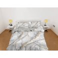 thumbnail image 2 of Juego de Dormitorio Contemporáneo Funda Nórdica Estética Gris, Edredón de Lujo Mármol Dorado, 2 of 4