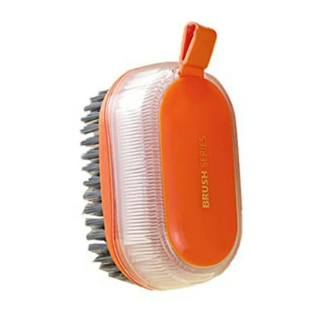 

Portable Washing Cleaning Brush Effectively Remove Stubborn Stains for Down Jackets and Coats Orange