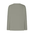 thumbnail image 5 of EDFBUYKRS Blouses for Women Long Sleeve Shirts Casual Dressy Pleated Tunic Tops L, 5 of 6
