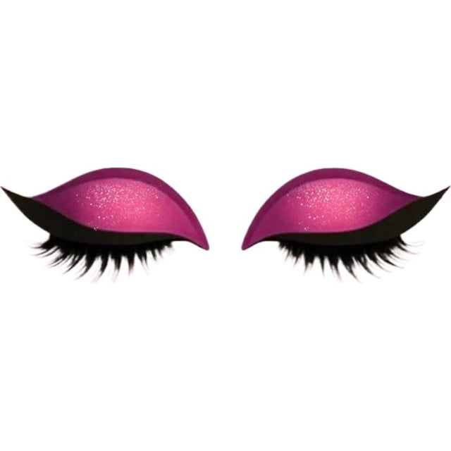 Lazy Eye Shadow Eyelash Patch, Self-adhesive 3-in-1 Eyeshadow Eyelash Stickers, Hot With R3e2