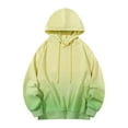 thumbnail image 1 of Men's Casual Brief Pocket Hooded Sweatshirt with Gradient Design, 1 of 7
