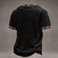 thumbnail image 4 of Never Forget 911 Patriotic Tee for Men with 25th Anniversary Print and Cotton Fabric Featuring 9/11 Memorial Shirts for Remembrance Ceremonies Church Services Community Events Black M, 4 of 4