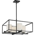 thumbnail image 6 of P400226-009-Progress Lighting-Chadwick - Chandeliers Light - 4 Light - Cylinder Shade in Modern style - 21.63 Inches wide by 12.88 Inches high-Brushed, 6 of 7