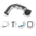 thumbnail image 1 of Car Modification Exhaust Pipe Kit Intake Pipe Kit for Dodge Black, 1 of 5