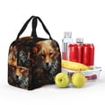 thumbnail image 4 of Pofeuu Floral Fox Print Lunch Bag Lunch Box Large Capacity Insulated Lunch Bag for Adult, Leakproof Reusable Lunch Tote Bags for Work, 4 of 5
