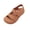 Coffee-01, variant on Owordtank Boys & Girls Closed Toe Jelly Sandals – Summer Beach Shoes, Waterproof Fisherman Slides