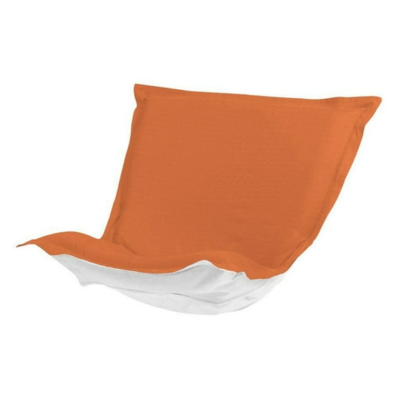 Elizabeth Austin Seascape Sunbrella Puff Chair Outdoor Slipcover