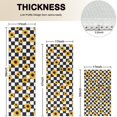 thumbnail image 4 of Black White Checker Sunflower Pattern Kitchen Rugs Sets Of 3,Kitchen Runner Rugs Non Skid Washable,Decorative Kitchen Floor Mats for Kitchen,Sink,Laundry,17"x30"+ 17"x47" + 17"x59", 4 of 6