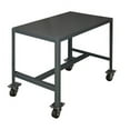 thumbnail image 5 of Durham MTM243630-2K195 No. 95 Mobile Medium Duty Machine Tables with 1 Top Shelf, Gray - 24 x 36 x 30 in., 5 of 5