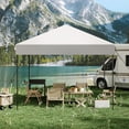 thumbnail image 1 of Pop Up Canopy Tent – 10x10FT Outdoor Instant Shelter – Commercial Grade, 3 Adjustable Heights – Portable Gazebo with Wheeled Carry Bag – for Patio, Deck, Garden & Beach, 1 of 9