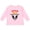 AD-Pink, variant on Boston Terrier Dog Gift Girls Long Sleeve Toddler T-Shirt