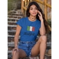 thumbnail image 2 of Buon Ferragosto Italy Flag T-Shirt Women -Image by Shutterstock, Female Large, 2 of 4