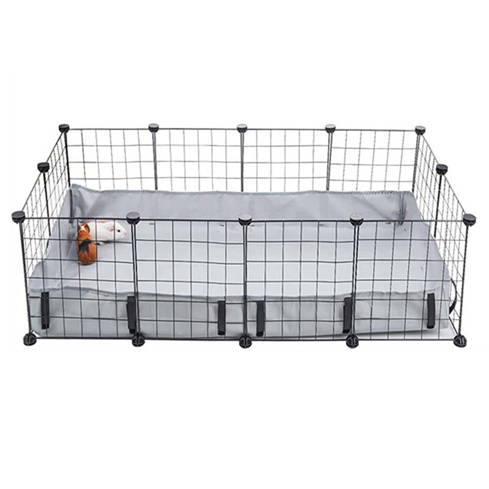 Guinea Pig Cage Tarp Bottom Guinea Pig Cage Liner Base for Hedgehogs Hamster white