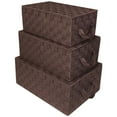 thumbnail image 5 of Woven Storage Basket - Brown, 5 of 9
