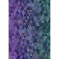 thumbnail image 1 of Ahgly Company Indoor Rectangle Patterned Purple Abstract Area Rugs, 3' x 5', 1 of 6