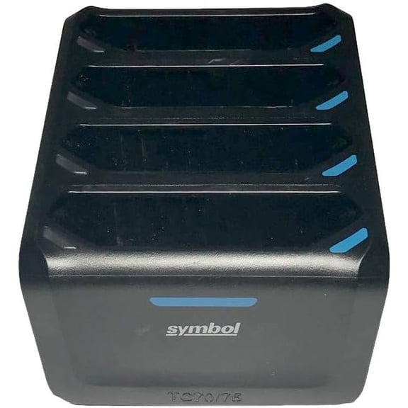 Restored Symbol 4-Slot Battery Charger for TC70/TC75/TC77 Mobile Computers  SAC-TC7X-4BTYC1, Cradle Dock Charges 4 Batteries (Refurbished)