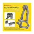 thumbnail image 3 of Square Hole Mortising Attachment for Drill Press, Woodworking Installation & Disassembly Adapter Tool, 3 of 5