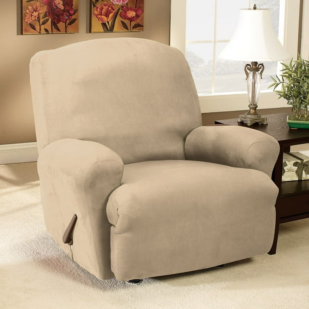 Sure Fit Stretch Suede Recliner Slipcover