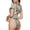 Cotton Tree, variant on Cute Animal Womens One Piece Swimsuits Modest Tummy Control Bathing Suits Lace Up Slimming Swim Suit-Medium