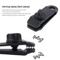 thumbnail image 4 of Soidarity 12 clips de lona para lona, ​​abrazaderas de agarre de bloqueo resistentes, tornillo de pulgar, clip para tienda de campaña, juego carpas, 4 of 6
