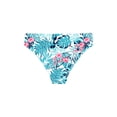thumbnail image 5 of YIZYIF Girls Juniors 3Pcs Swimsuit Crop Top with Shorts Briefs Swimwear Tropical Vacation Water Sports Bathing Suit Leaf 8, 5 of 7
