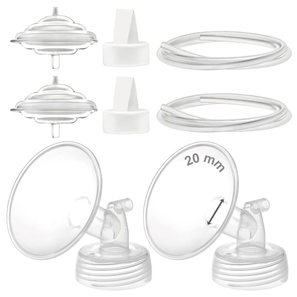 Piezas de Extractor de Leche Maymom para Spectra S1 S2 9 Plus 20 mm