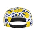 thumbnail image 2 of Hirioo Tropical Lemon for Baseball Cap Men Cap Flat Brim for Men Women Teens Adjustable Baseball Cap, 2 of 7