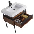thumbnail image 4 of DAKOTA VANITY 30' WIDE - TEAK WITH SATIN BRASS HARDWEAR, 4 of 5