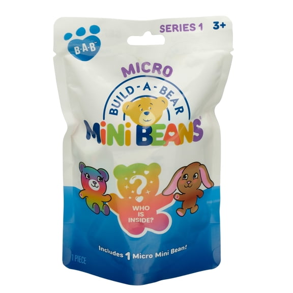 Build-A-Bear Micro Mini Beans 4-Inch Mystery Plush Collectible Toy