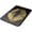 Gold, variant on Yellow Submarine Bath Mat, Retro Grunge Marine Vessel Industrial Nautical Ocean Theme, Plush Bathroom Decor Mat with Non Slip Backing, 29.5" X 17.5", Blue Gray