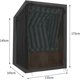 thumbnail image 2 of Funda para columpio de exterior de tres plazas, impermeable, para muebles de patio, resistente a la intemperie, material duradero con revestimiento resistente a los rayos UV, resistente al viento,, 2 of 6