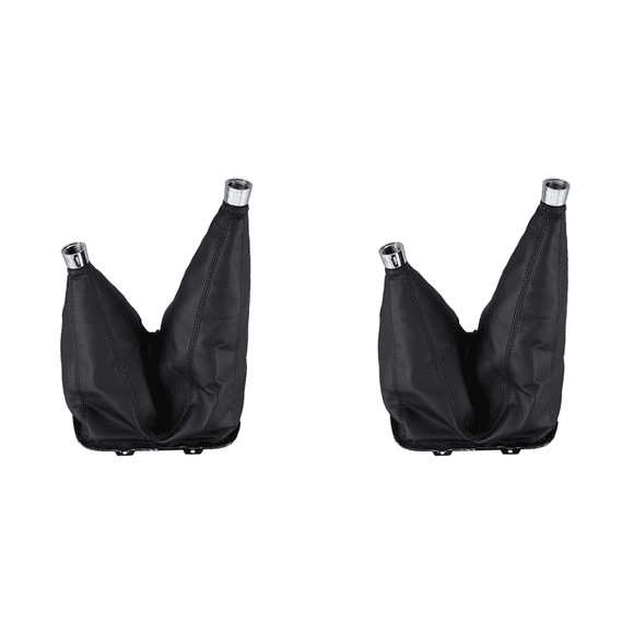 2X 4WD Shift Lever Trim Dust Cover Gear Lever Boot Cover for Hover H3 5305501-K01-A1,2*Shift Lever Dust Cover,Black