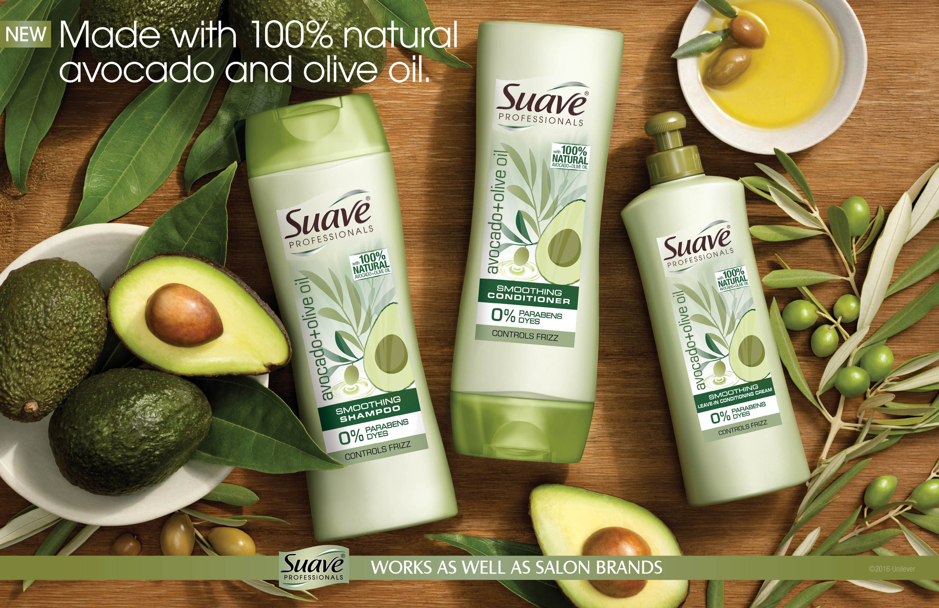 Suave Professionals Smoothing Shampoo, Avocado & Olive Oil, 28 fl oz - image 5 of 8