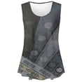 thumbnail image 5 of LYXSSBYX Tank Tops for Women Clearance Women's Fashion Solid Round-Neck Loose Sleeveless T-shirt Pullover Tops, 5 of 5