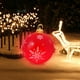 thumbnail image 3 of Venta de bolas inflables de Navidad, 60 cm, grandes, para exteriores, de PVC, para Navidad, inflables gigantes, reutilizables, muñecos de nieve de Papá Noel, para decoración de jardín y patio de Navid, 3 of 6