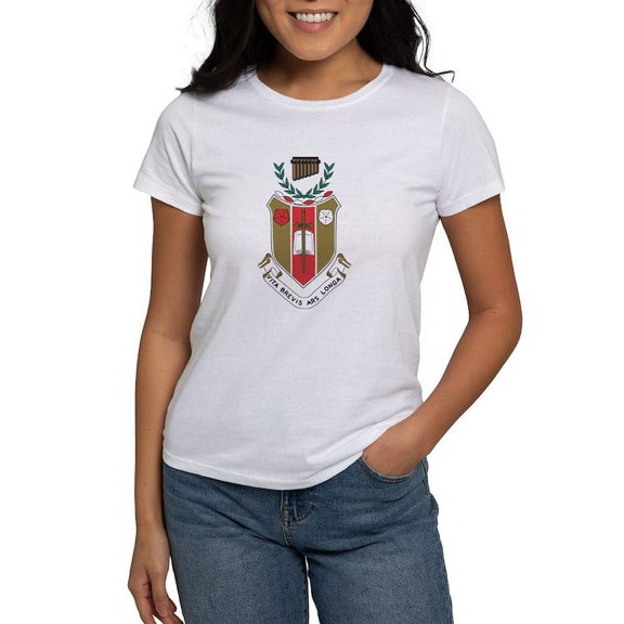 CafePress - Sigma Alpha Iota Colored Crest T Shirt - Women's Classic T-Shirt